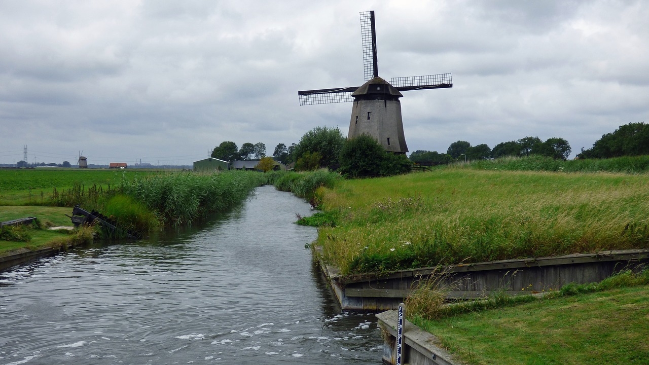schermerhorn netherlands windmill free photo