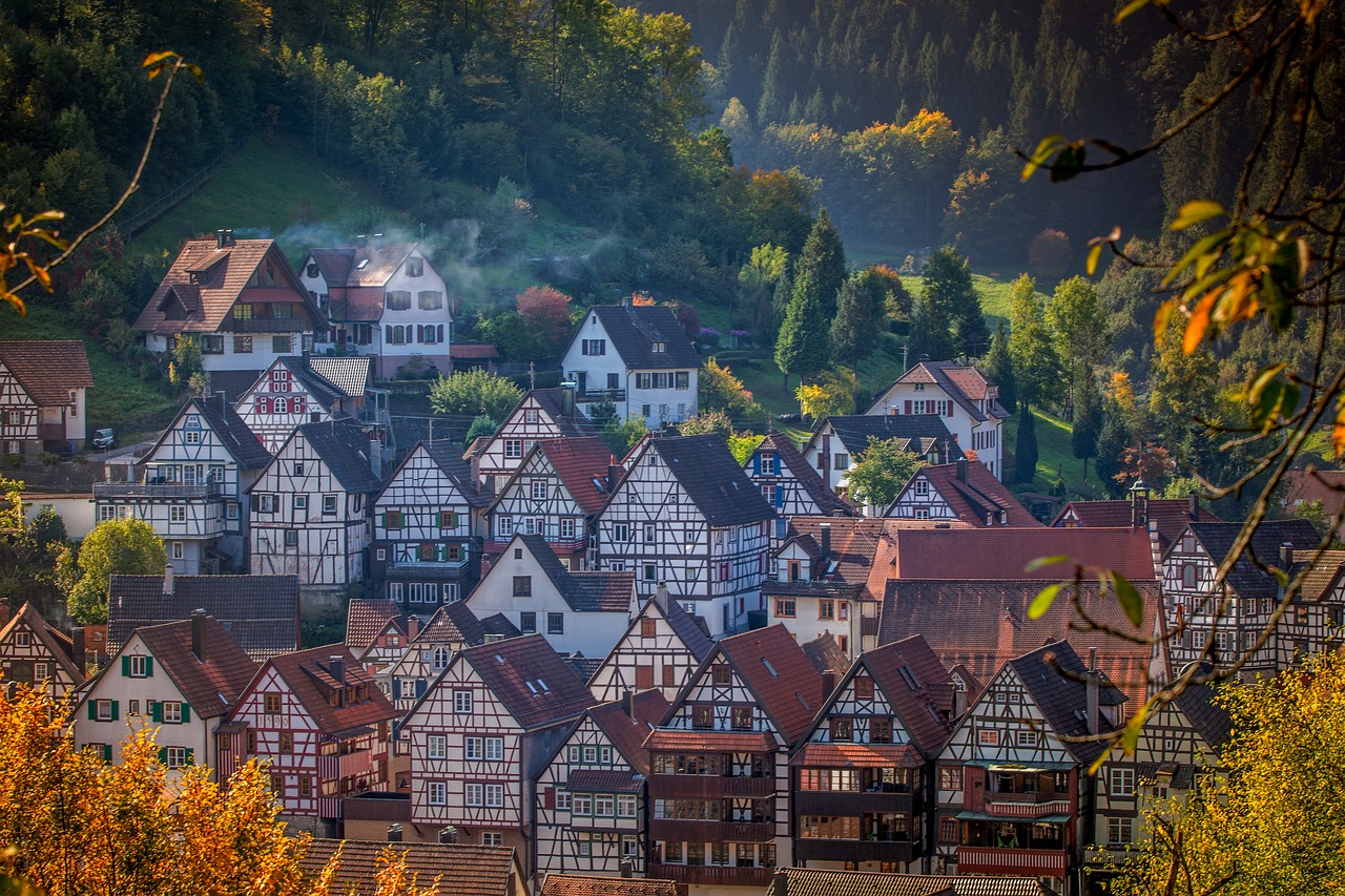 schiltach truss architecture free photo