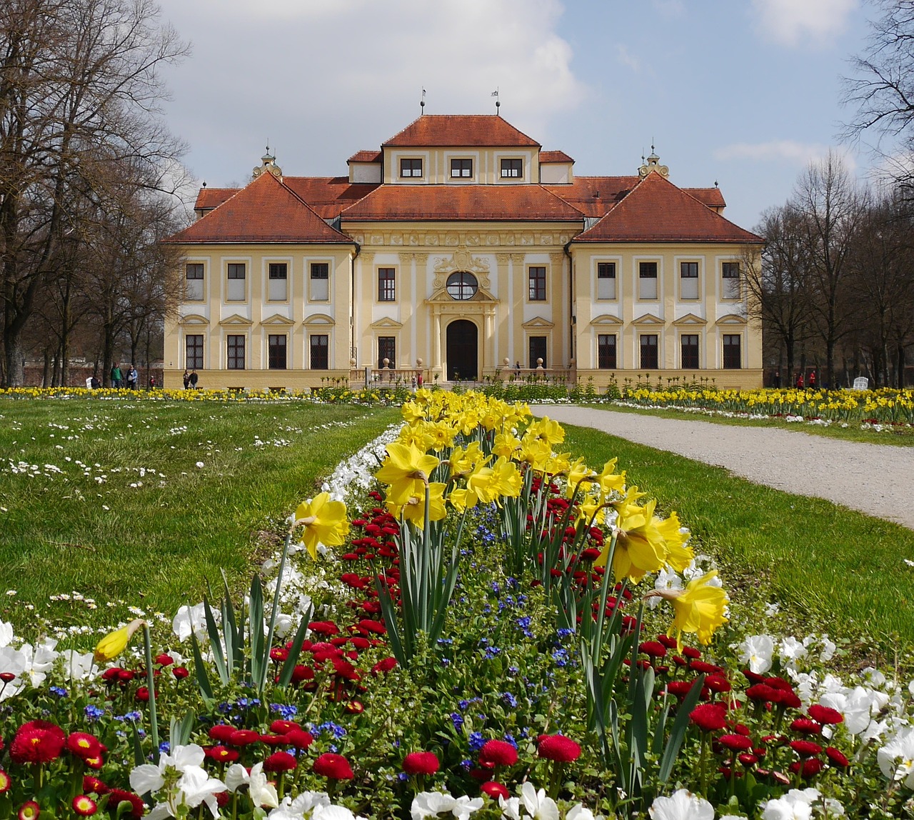 schleißheim castle spring free photo