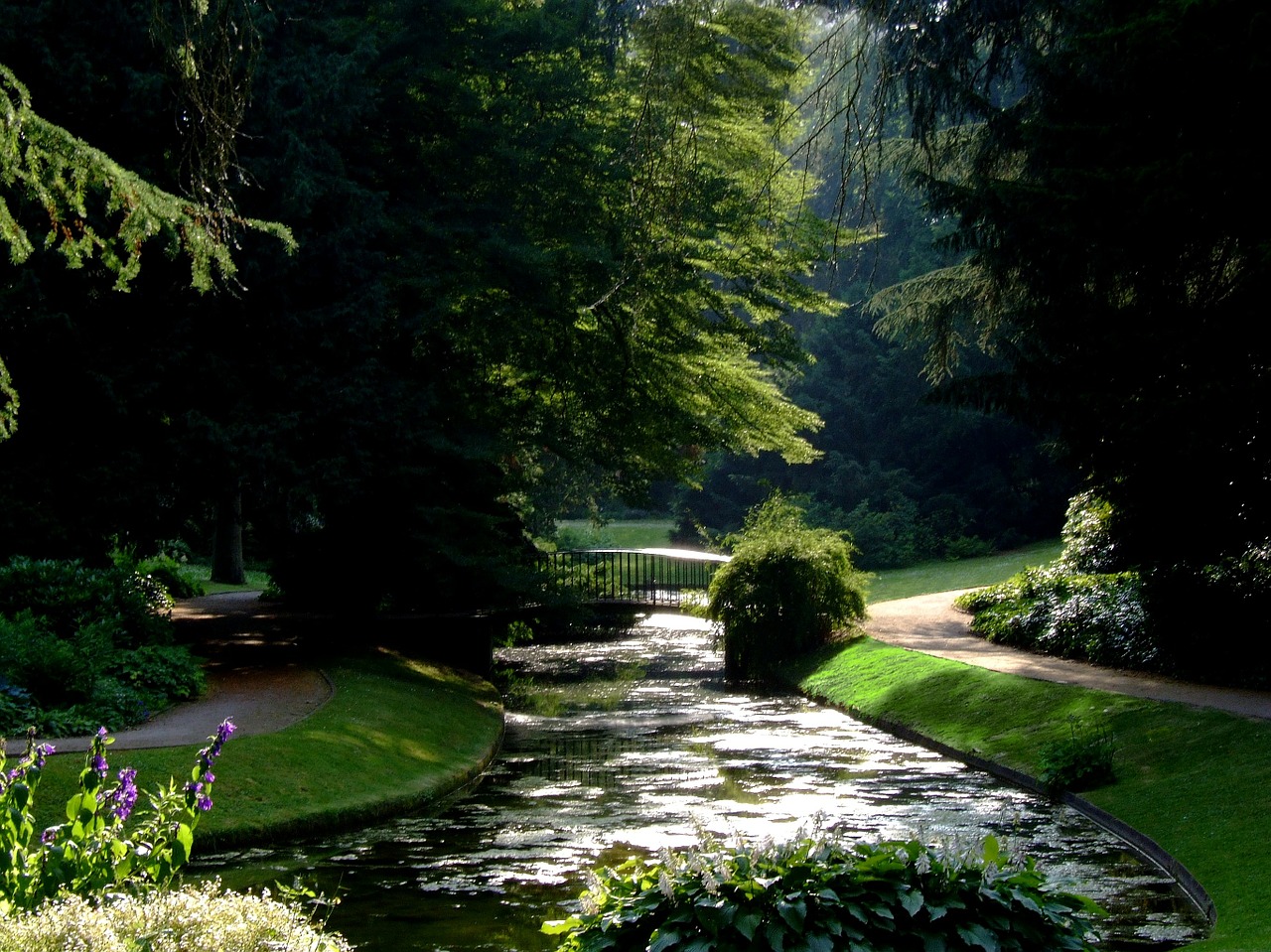 schlossgarten benrath düsseldorf free photo