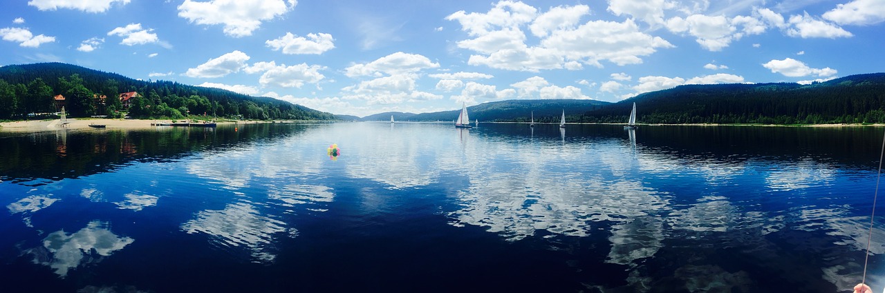 schluchsee  panorama  sail free photo