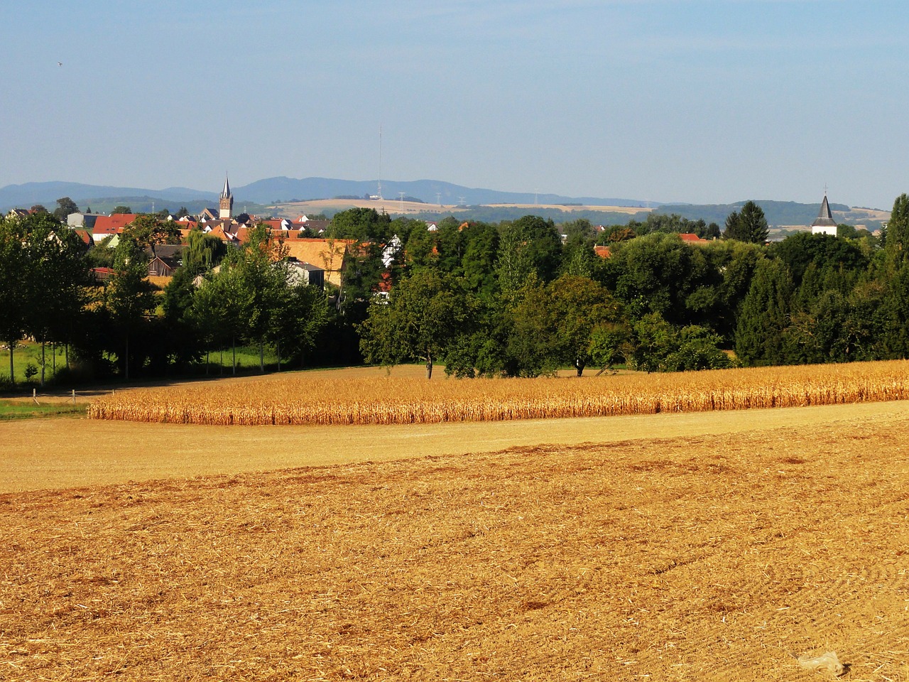 schnersheim france landscape free photo