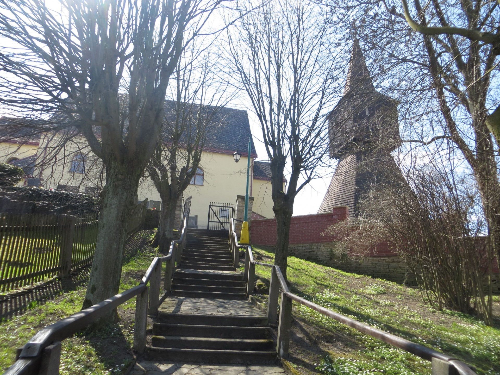 stairs cemetery church free photo