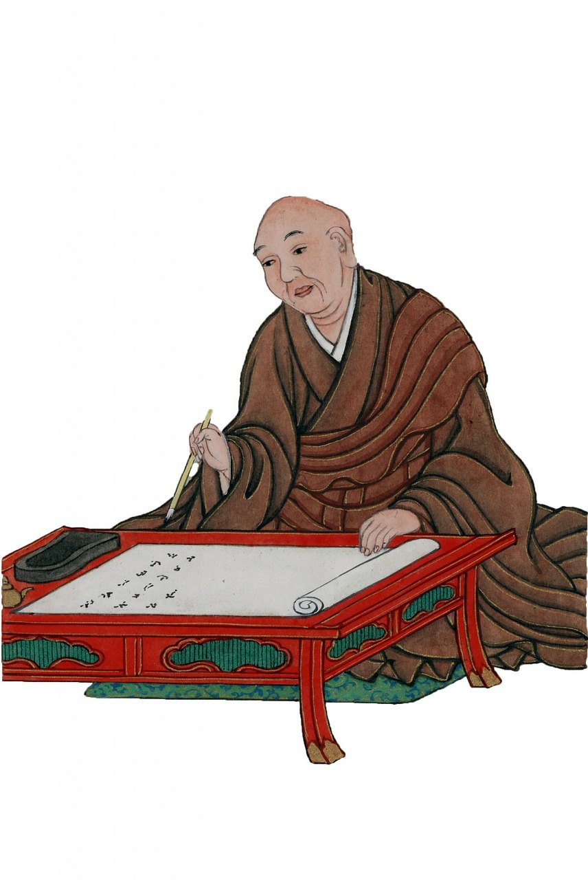 scholar monk japanese free photo