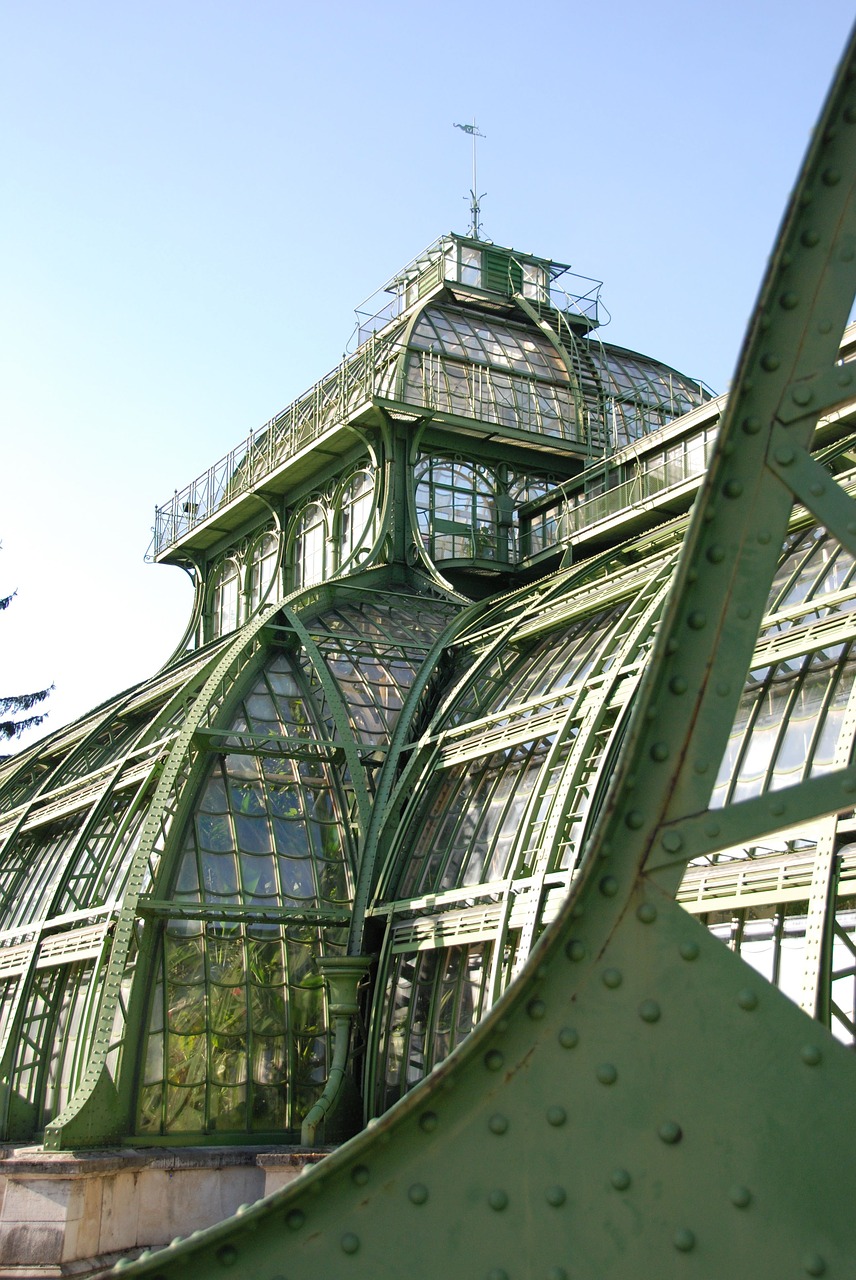 schönbrunn palm house vienna free photo