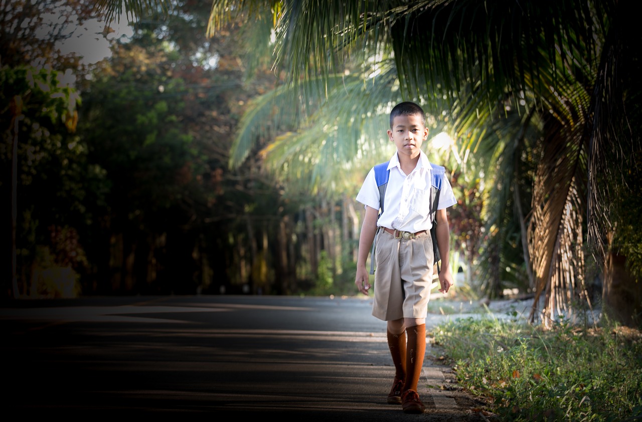 school student dog free photo