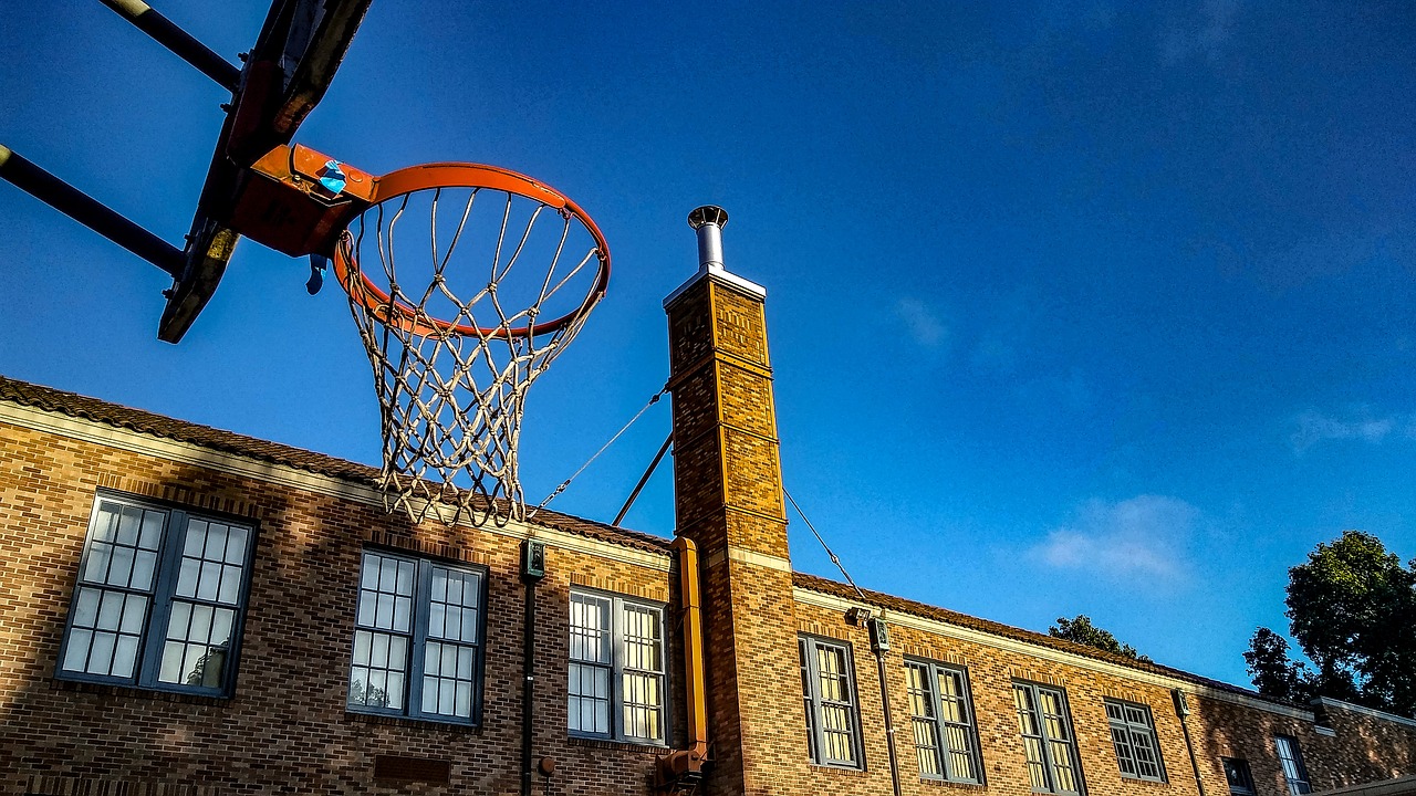 school hoop basketball free photo