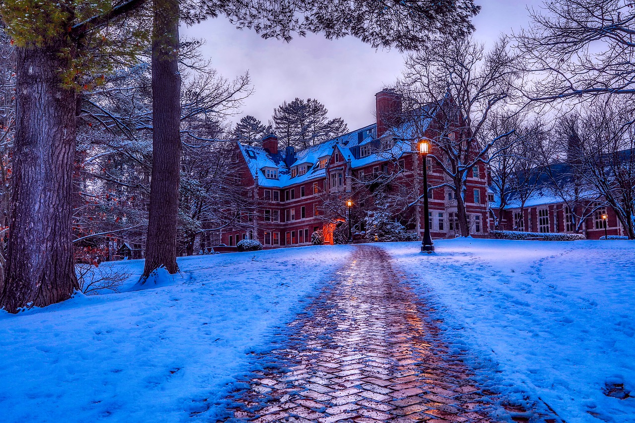 school new hampshire buildings free photo