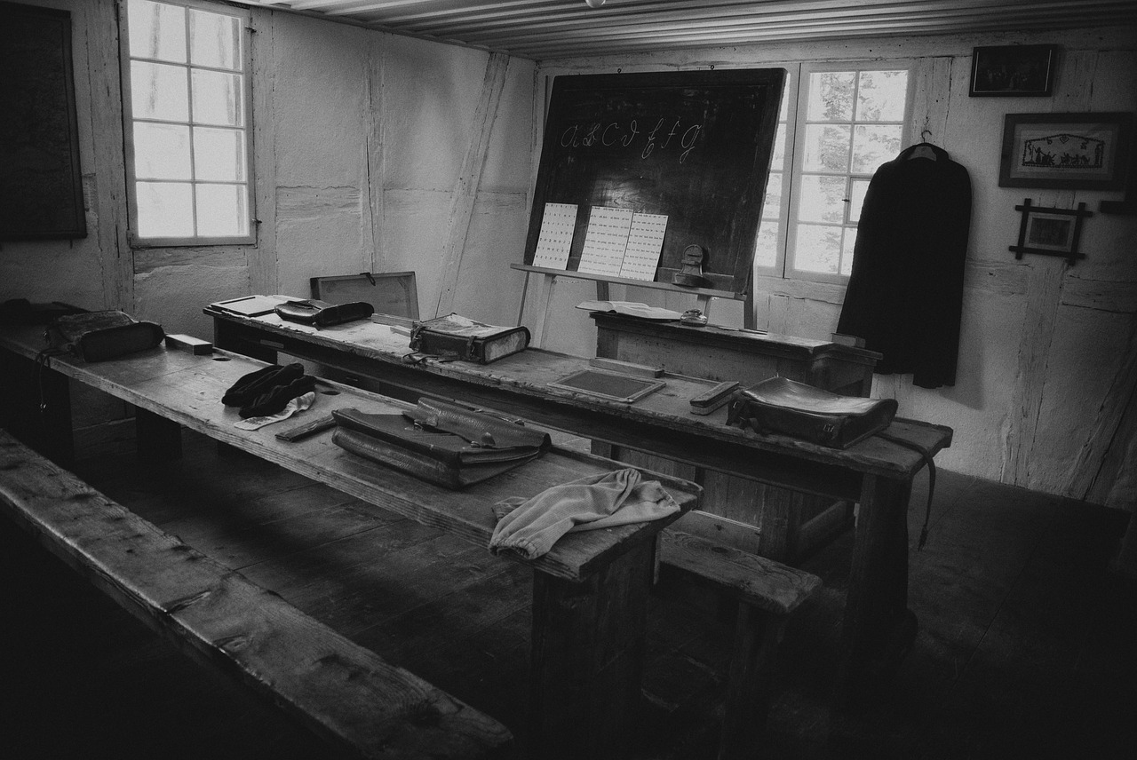 school black and white ancient free photo