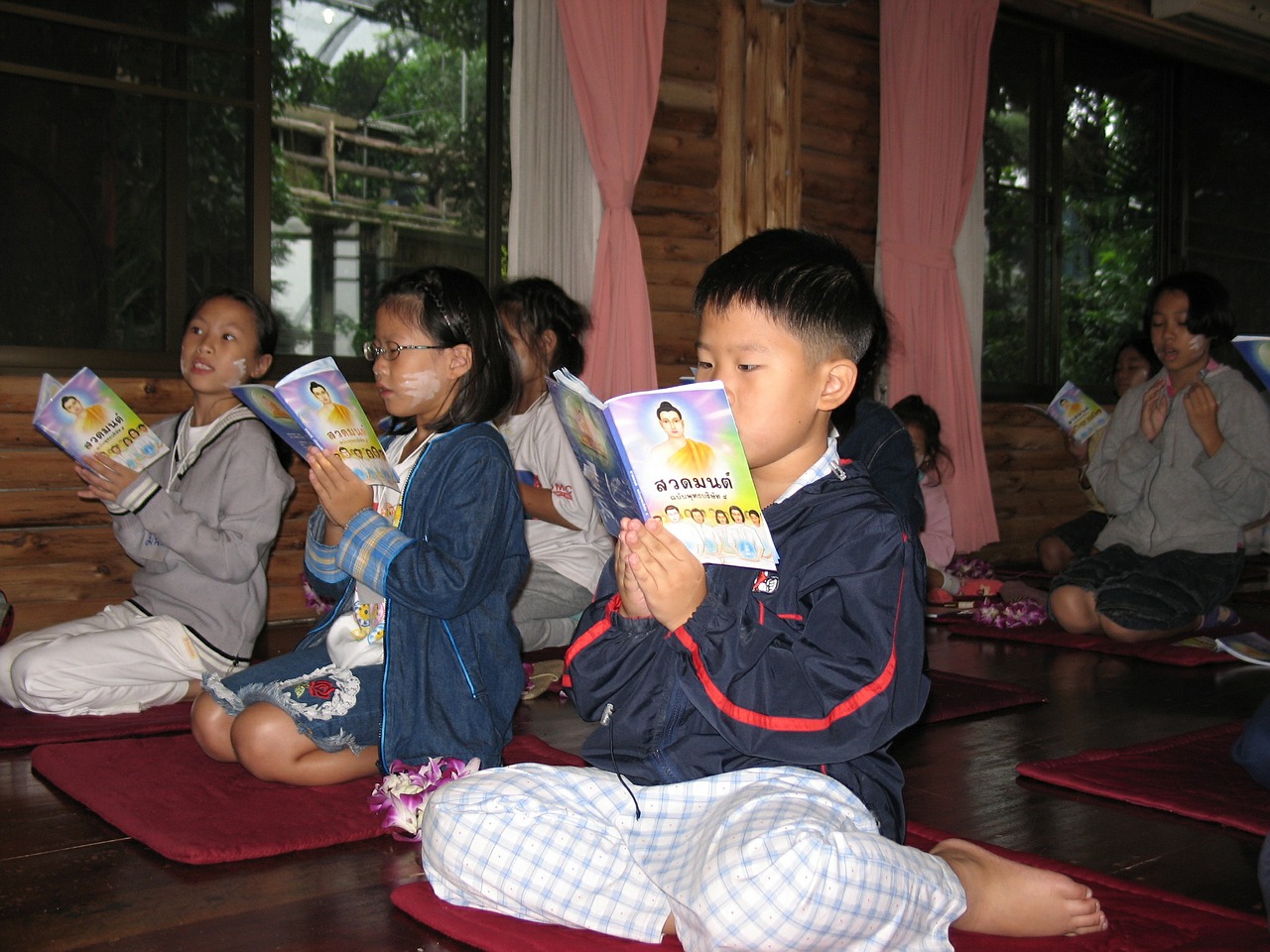 school children learning free photo