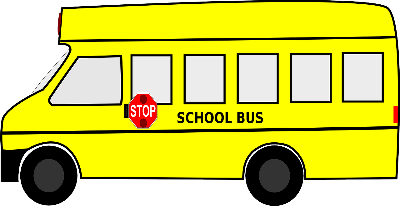 school bus bus students free photo