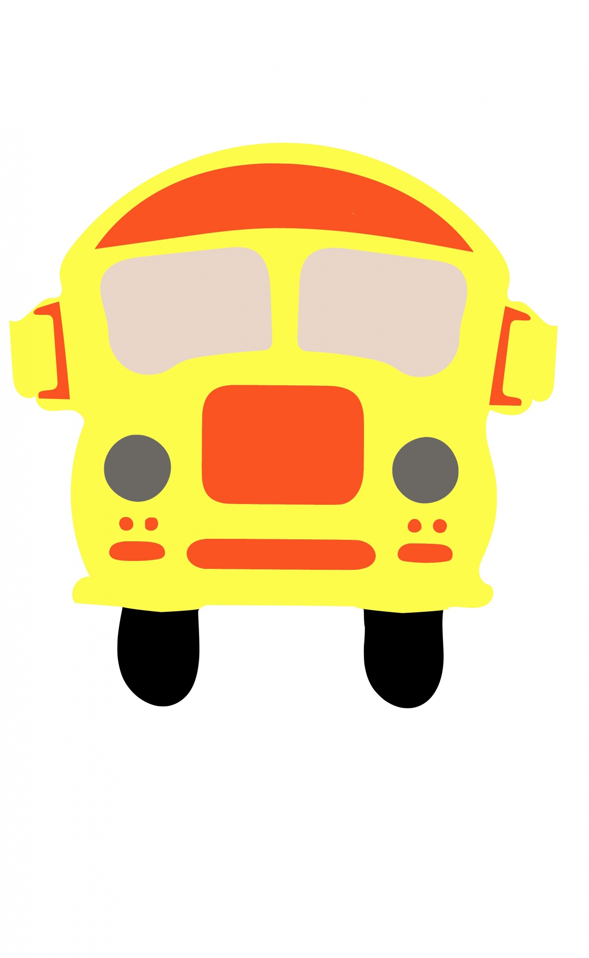 school bus transportation illustration free photo