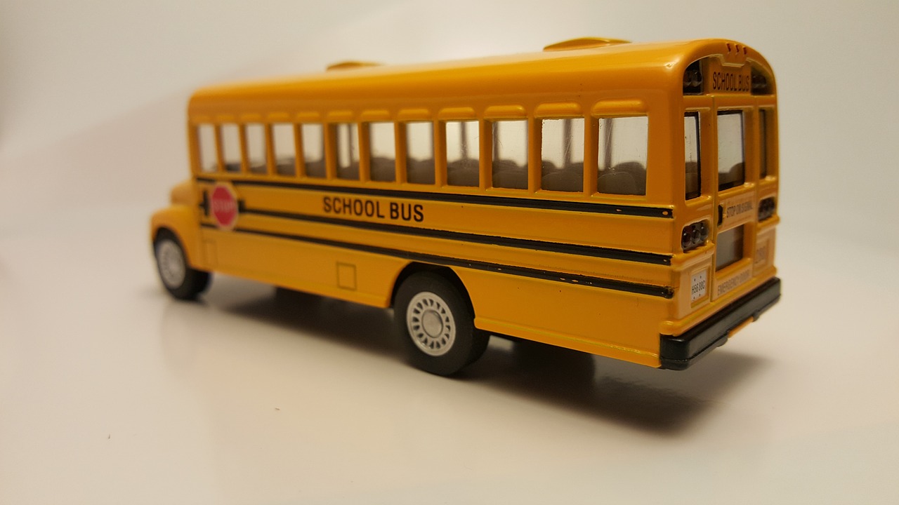 school bus back to school yellow free photo