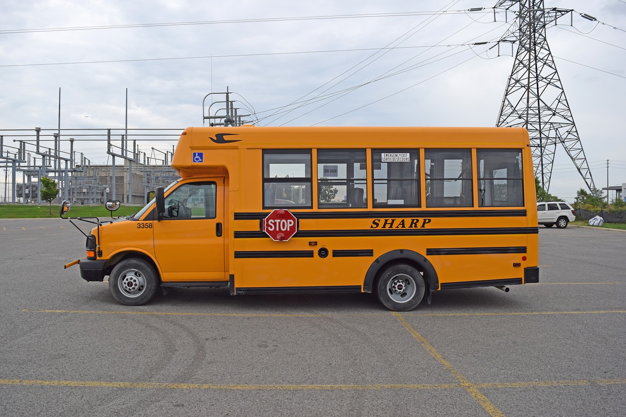 school bus orange bus free photo