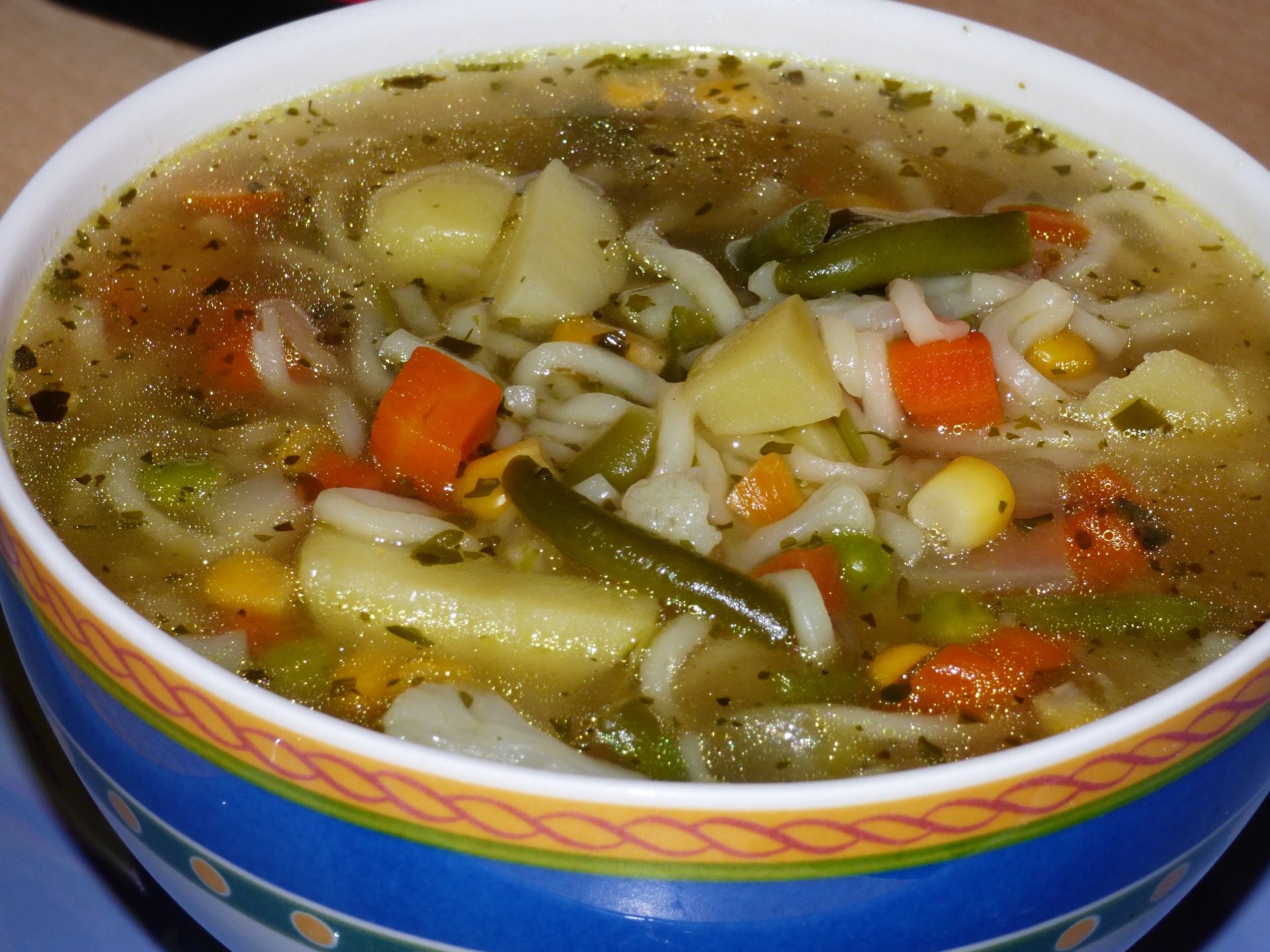 eating meal vegetable soup free photo