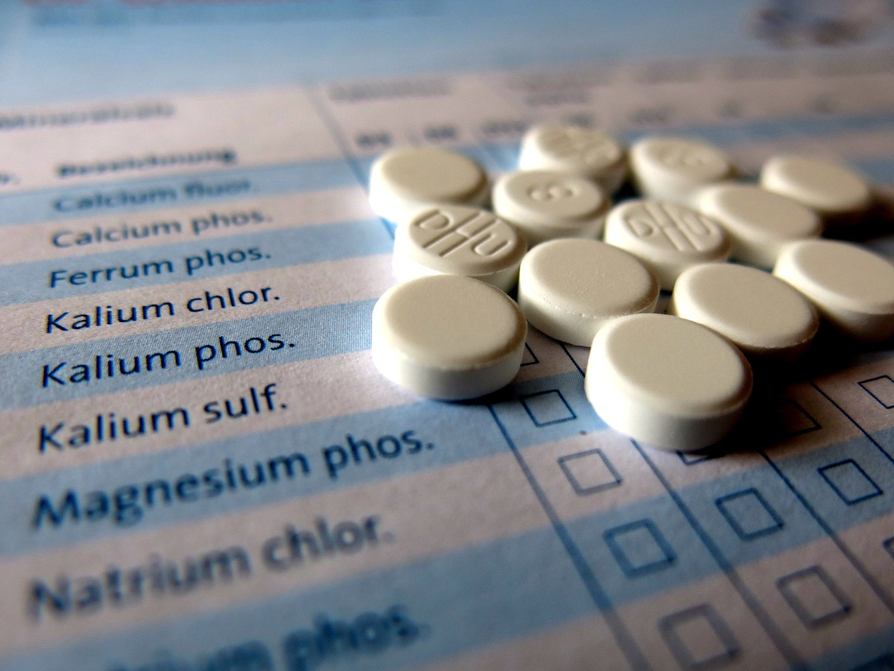 schüssler tablets homeopathy free photo