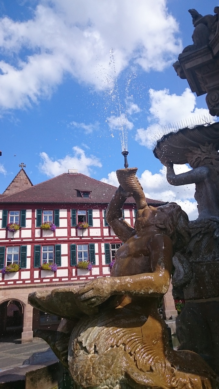 schwabach fountain water free photo
