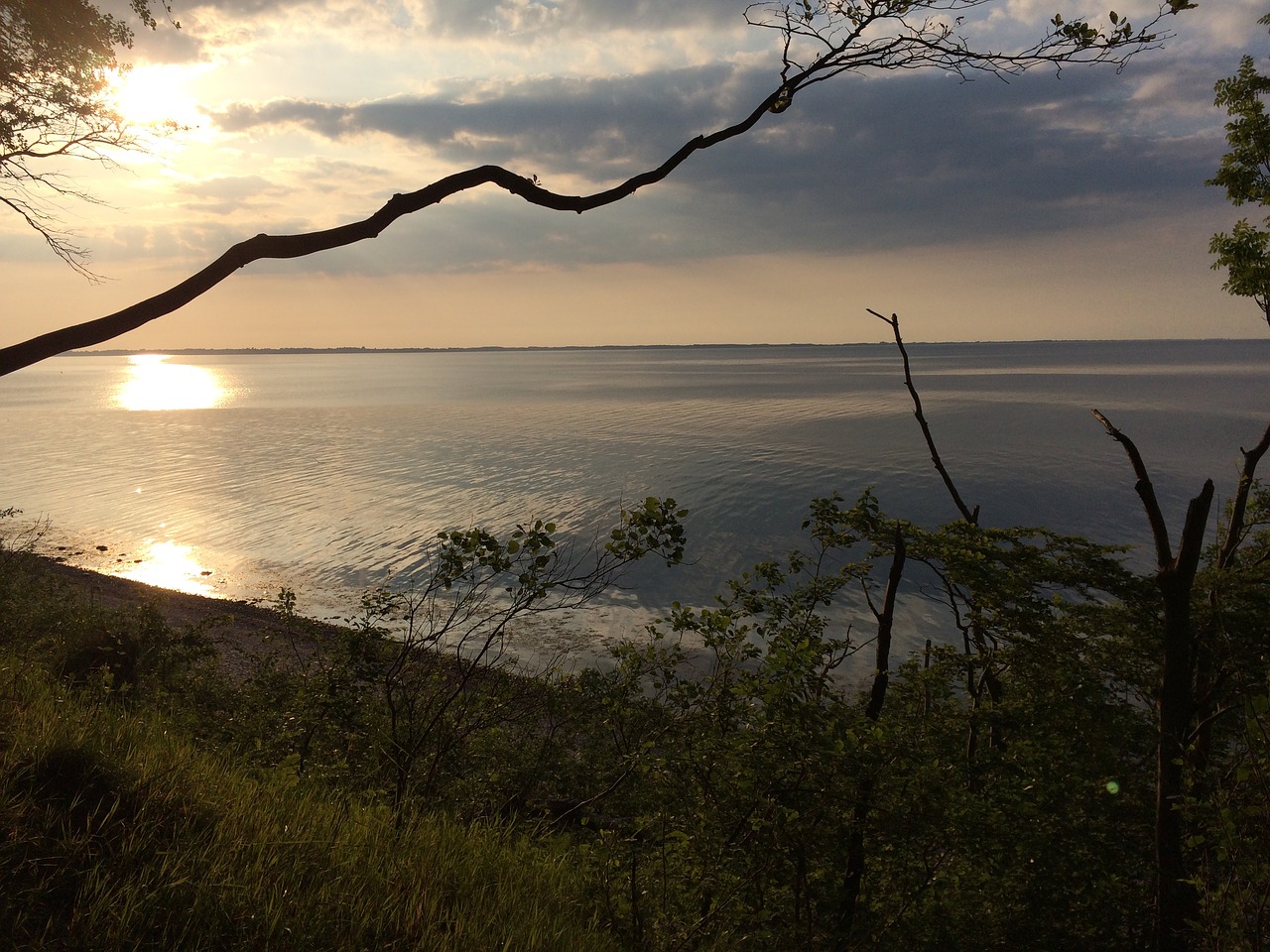 schwedeneck baltic sea sunset free photo