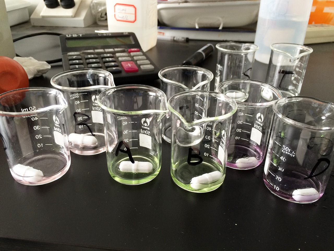 science laboratory beaker free photo