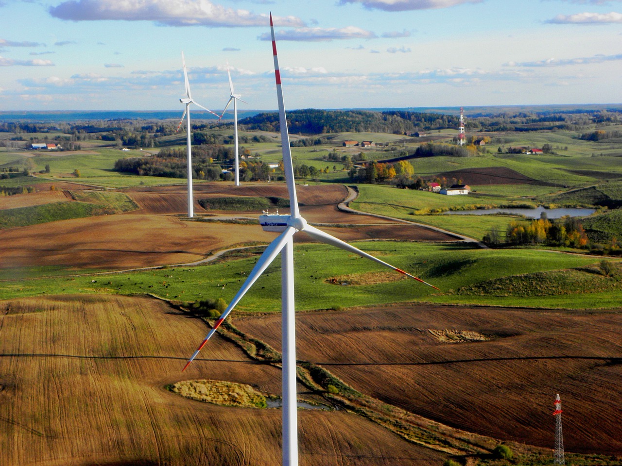 science technology the windmills green energy free photo