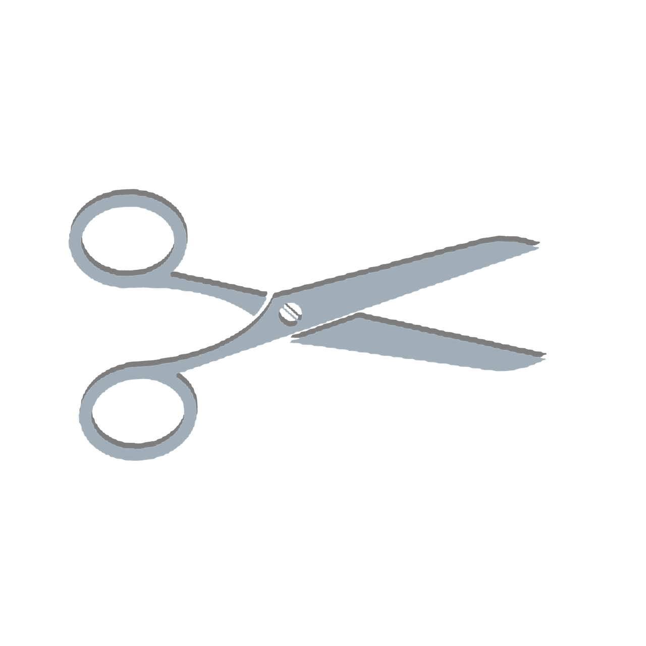 scissor symbol vector free photo