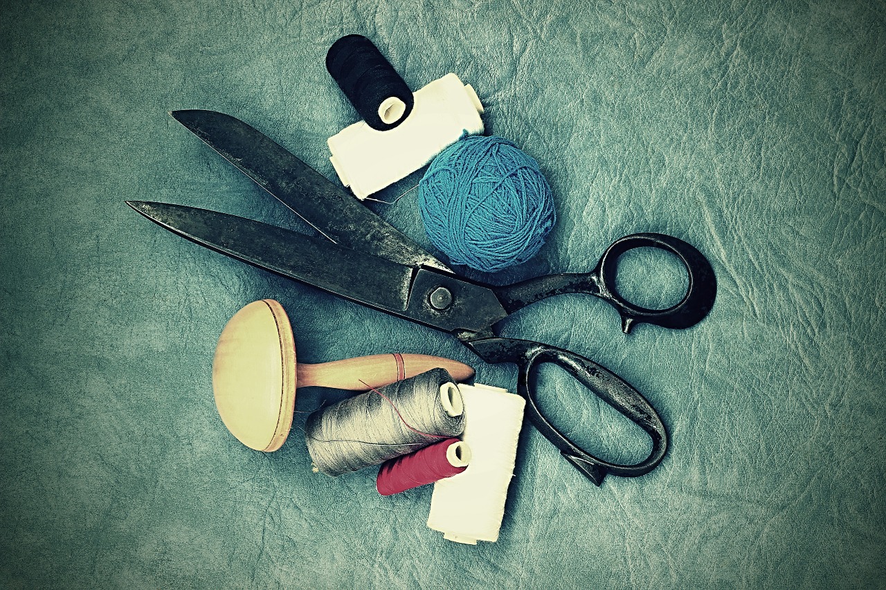 scissors old sewing free photo