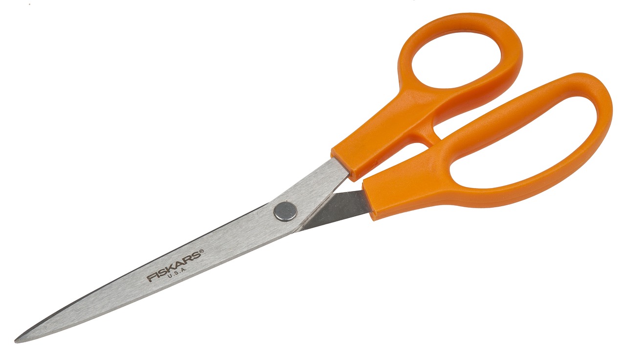 scissors cut fiskars free photo
