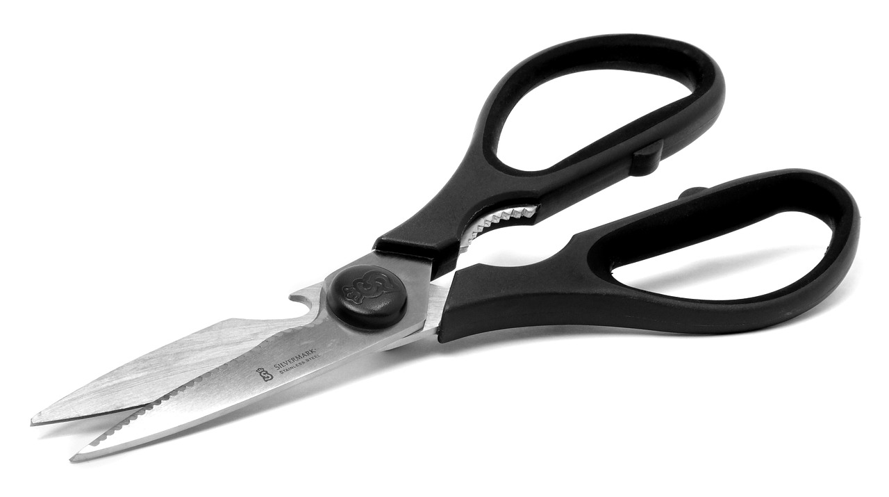 scissors cut kitchen free photo