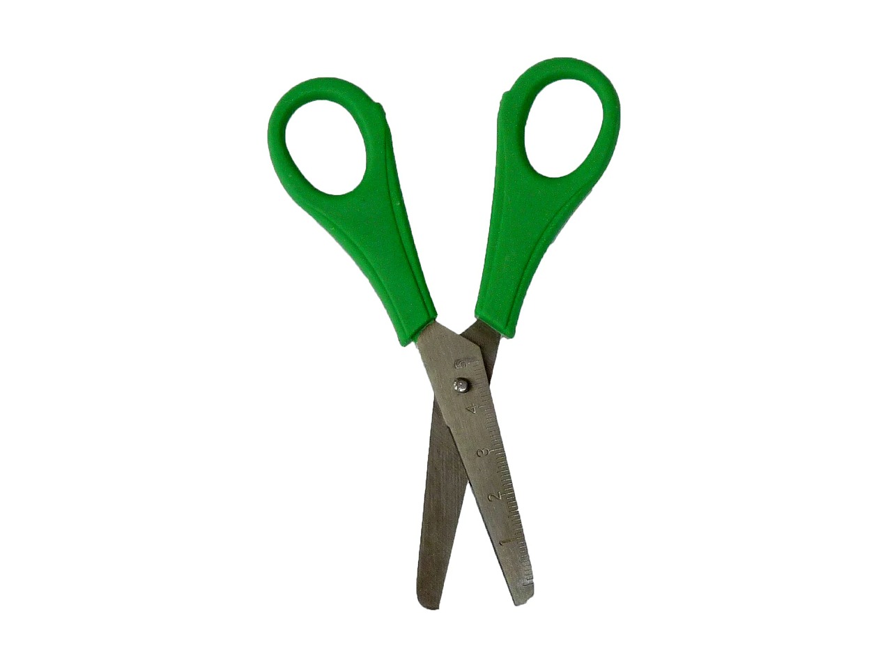 scissors green grey free photo