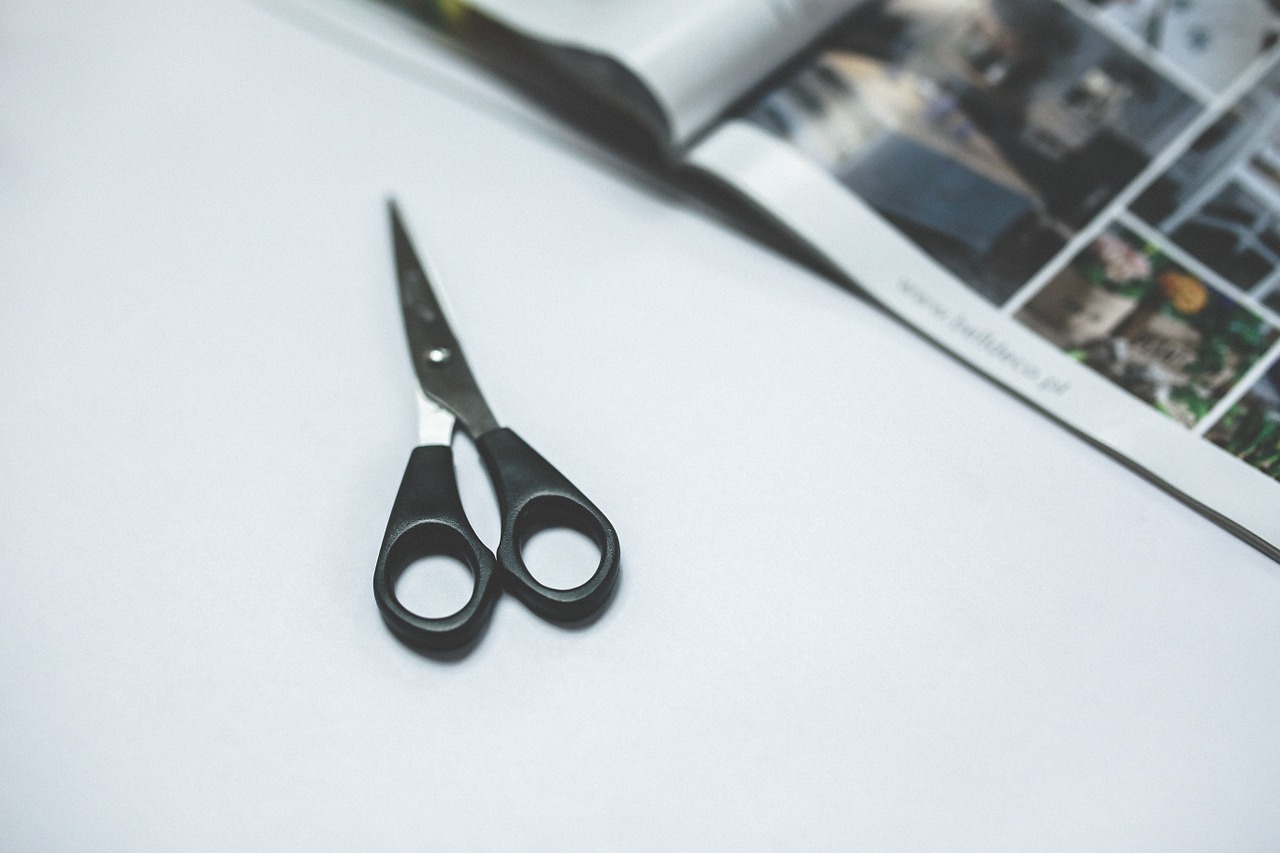 scissors cut crop free photo