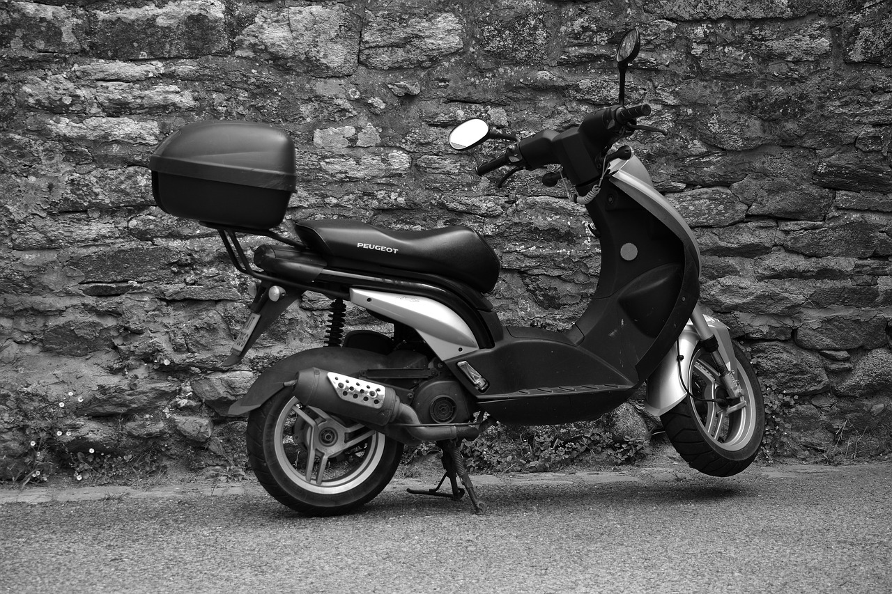scooter two wheels transport free photo