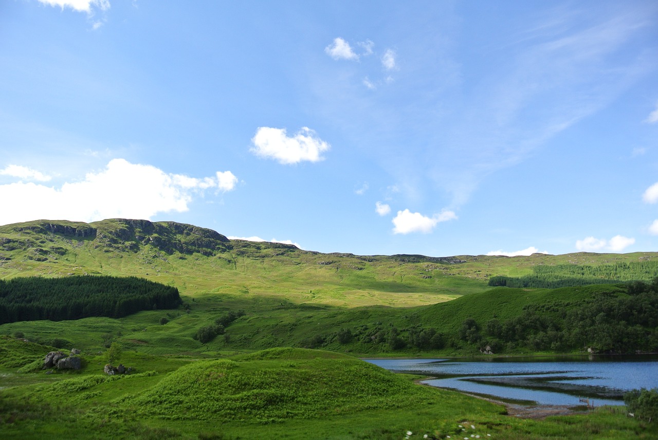 scotland sky sky blue free photo