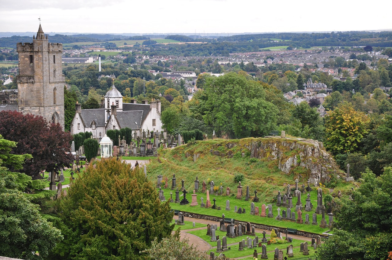 scotland stirling cemetery free photo