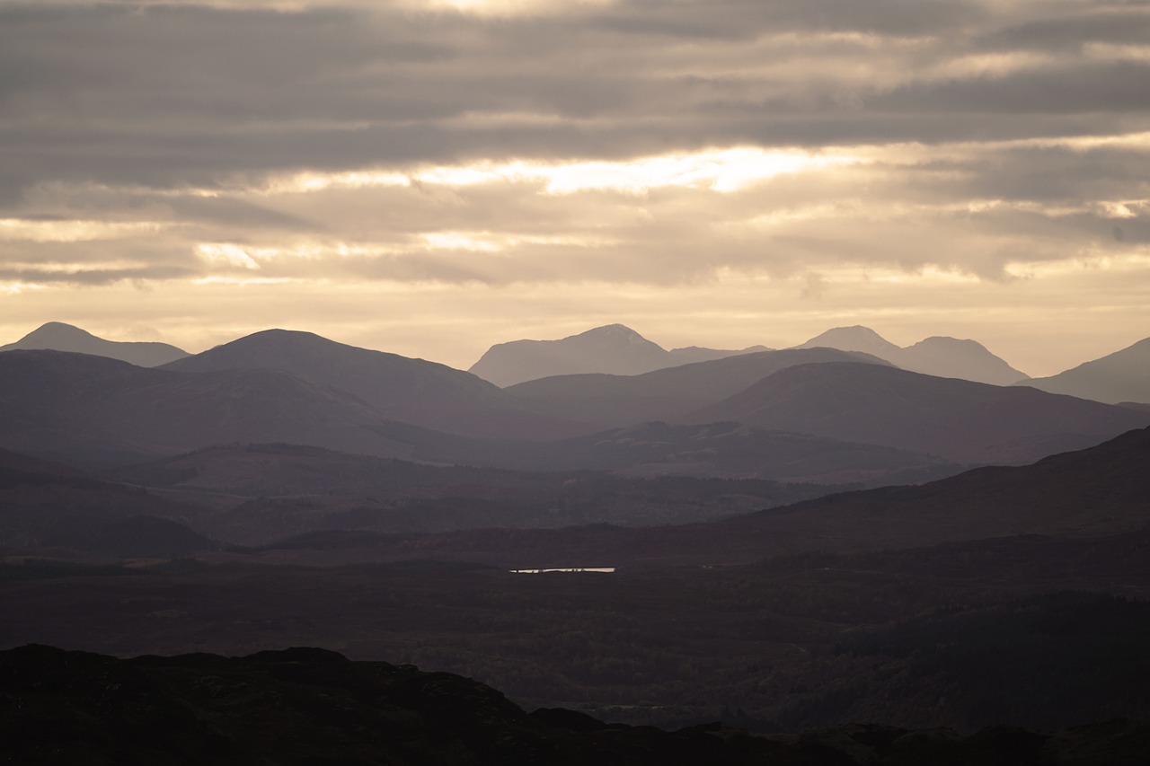 scotland highlands mountains free photo