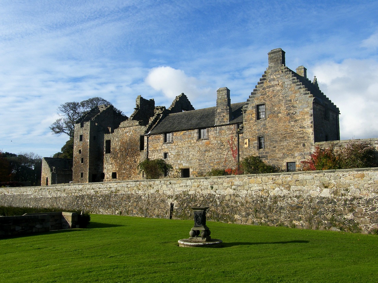 scotland aberdour castle medieval free photo