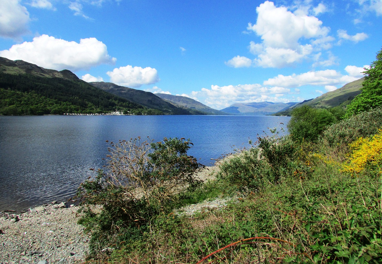 scotland loch earn lake free photo