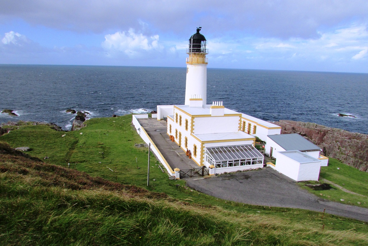 scotland rubha reidh lighthouse free photo