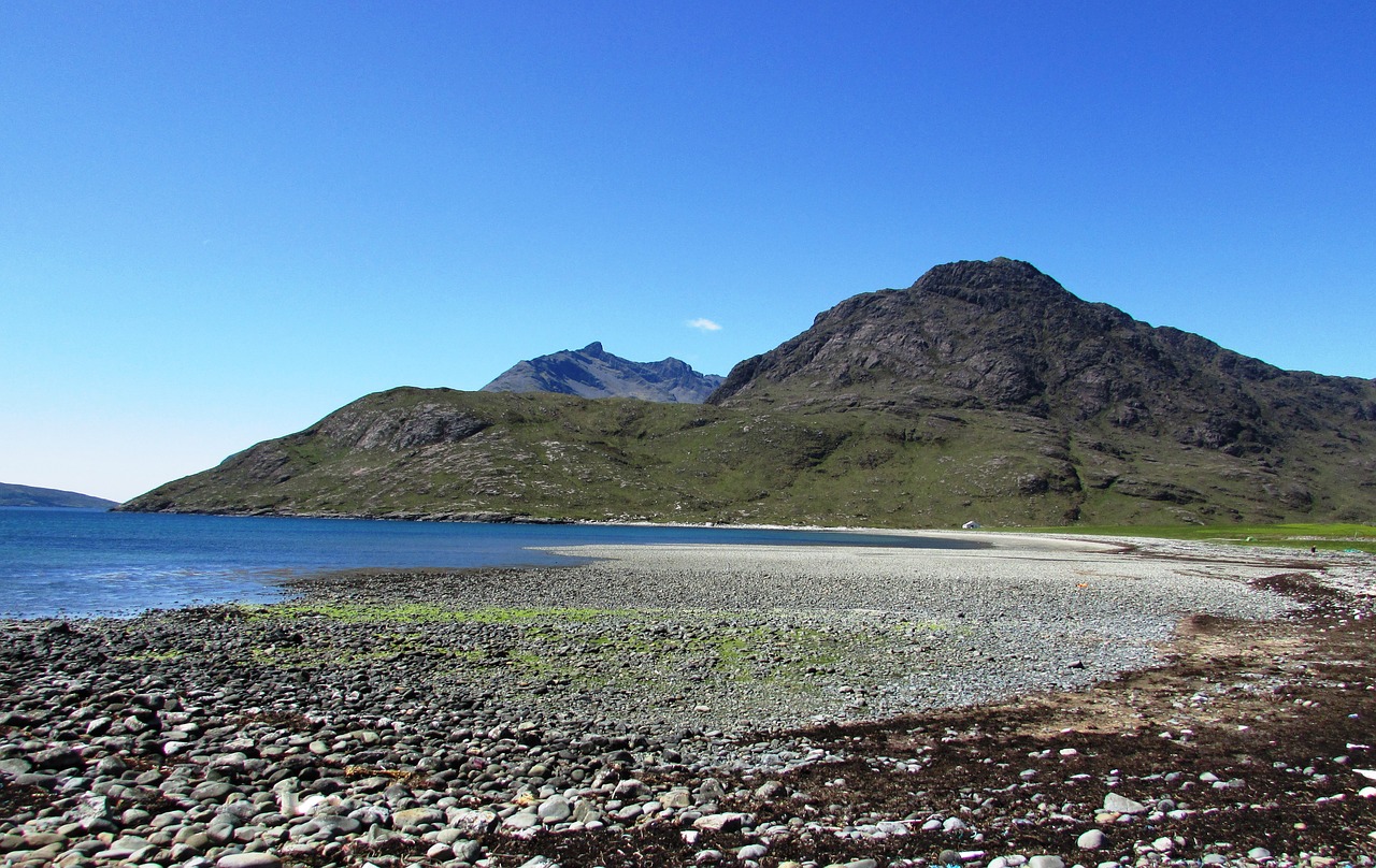 scotland isle of skye camasunary bay free photo