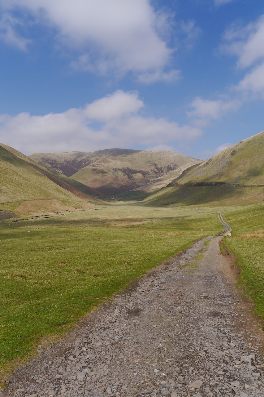 scotland road countryside free photo