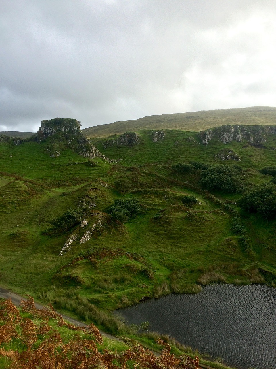 scotland isle of skye faerie glenn free photo