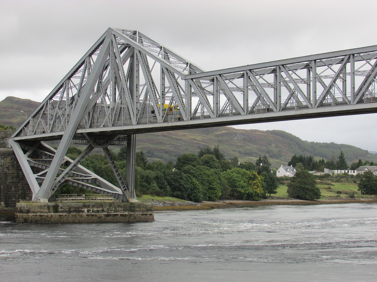scotland connel bridge iron bridge free photo