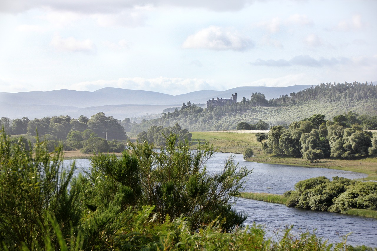 scotland landscape clouds free photo