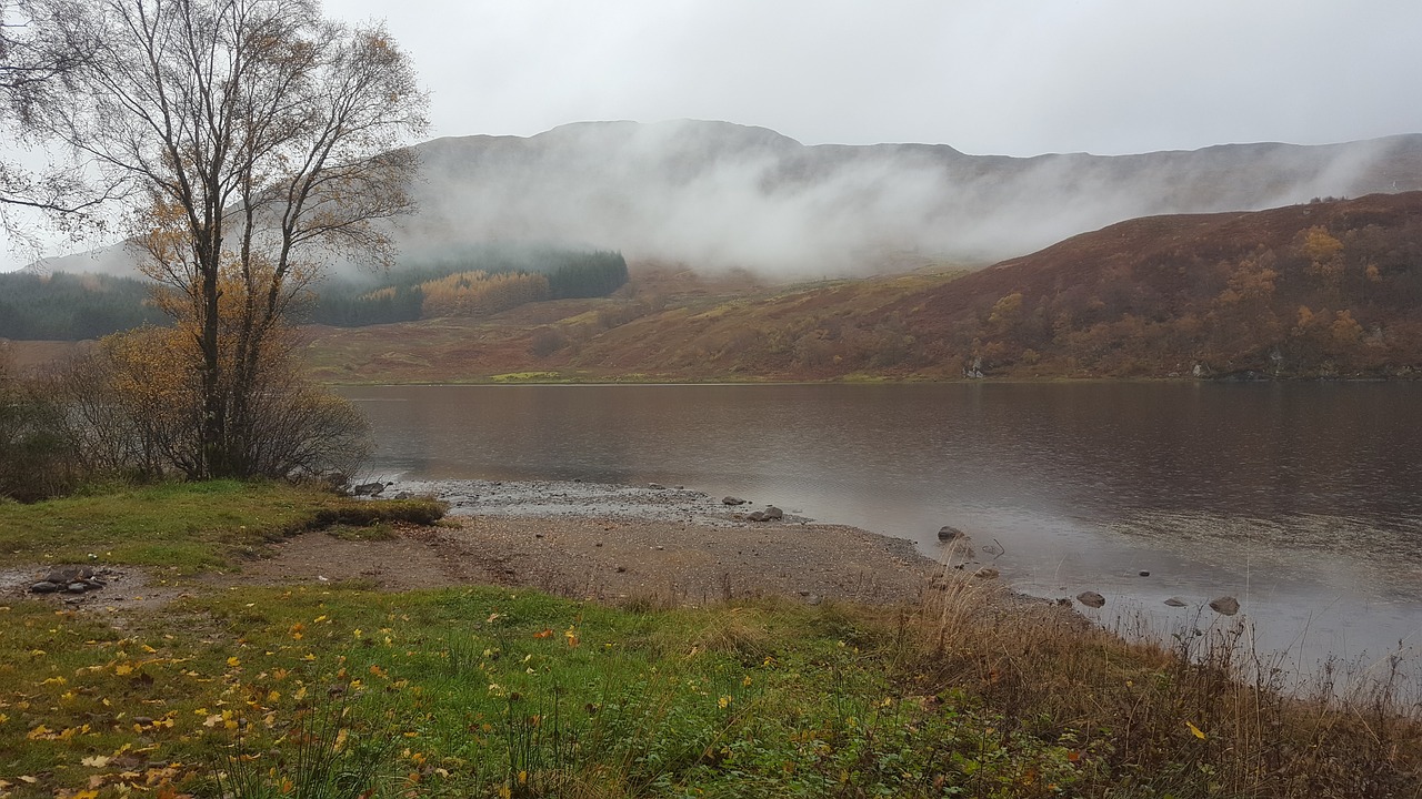 scotland lake hole free photo