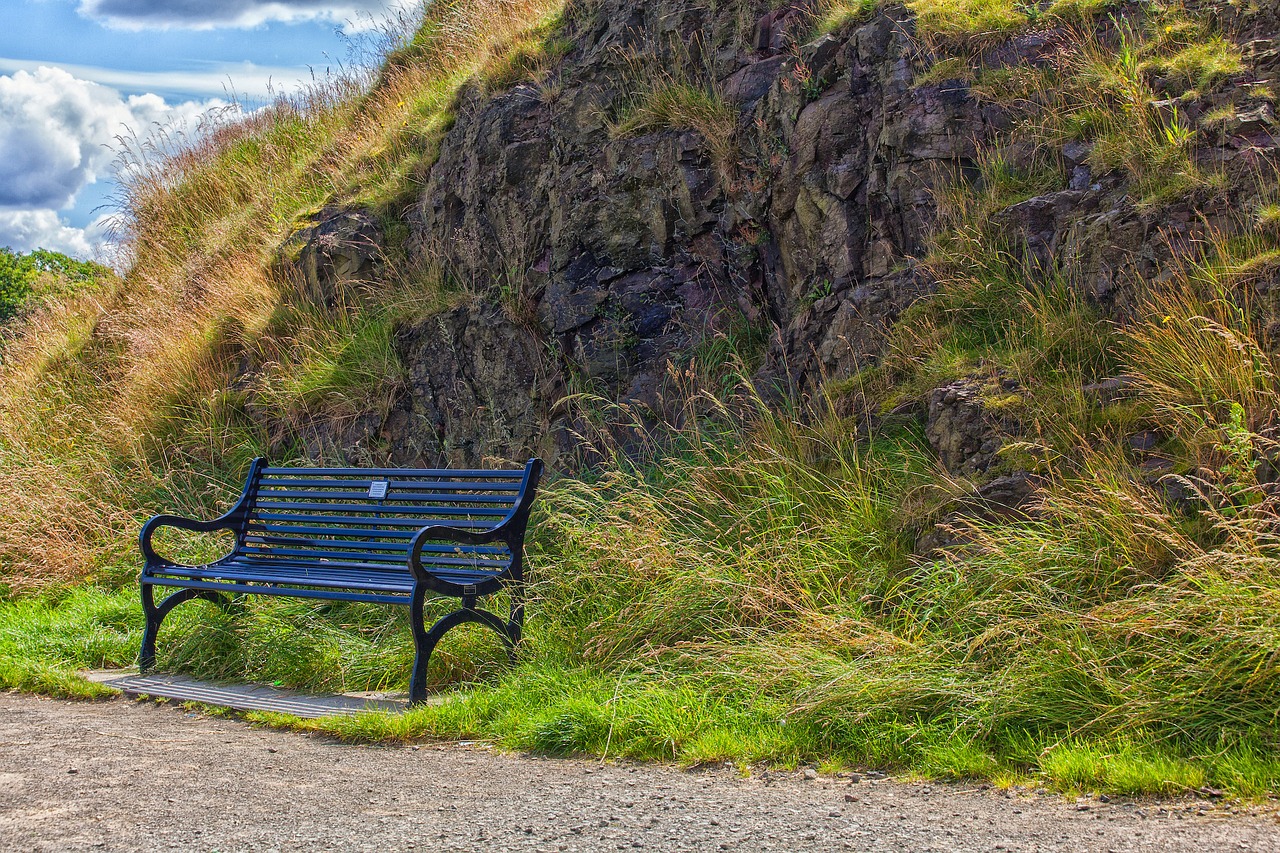 scotland bench seaside free photo