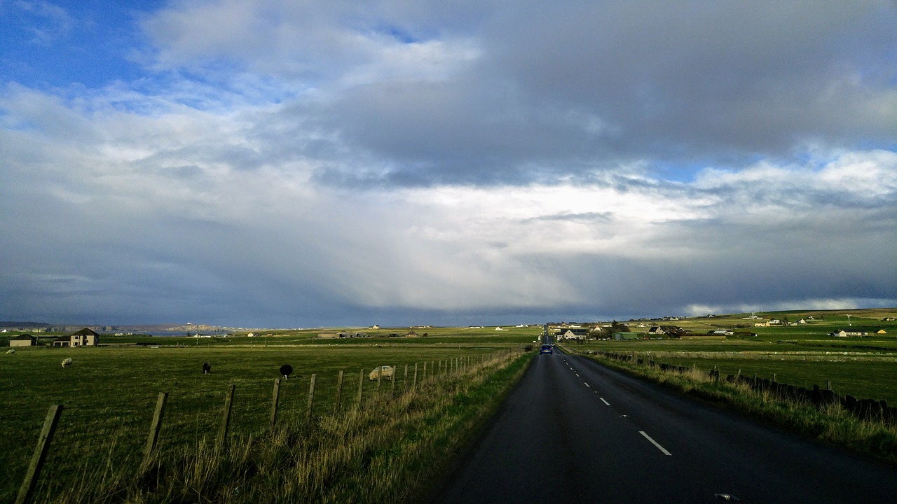 scotland road pasture free photo