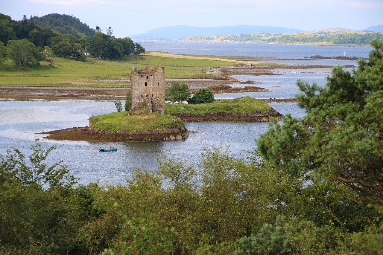 scotland stalker castle landmark free photo