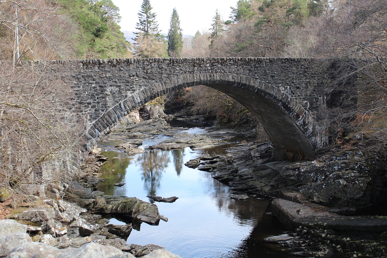 scotland  bridge  country free photo