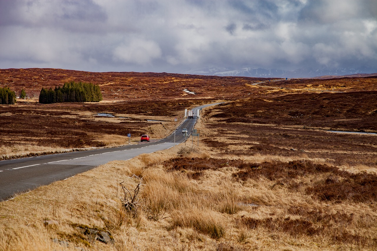 scotland  landscape  road free photo