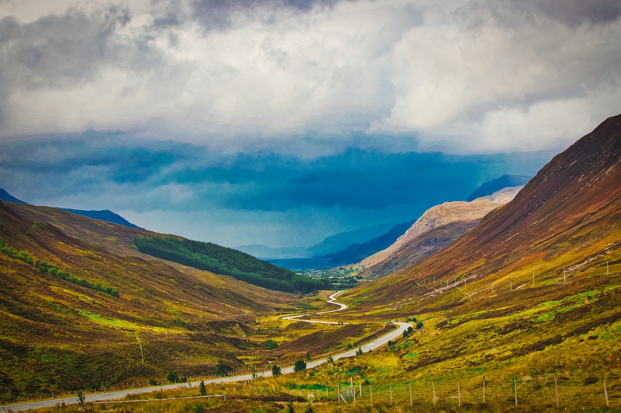 scotland  valley  nature free photo