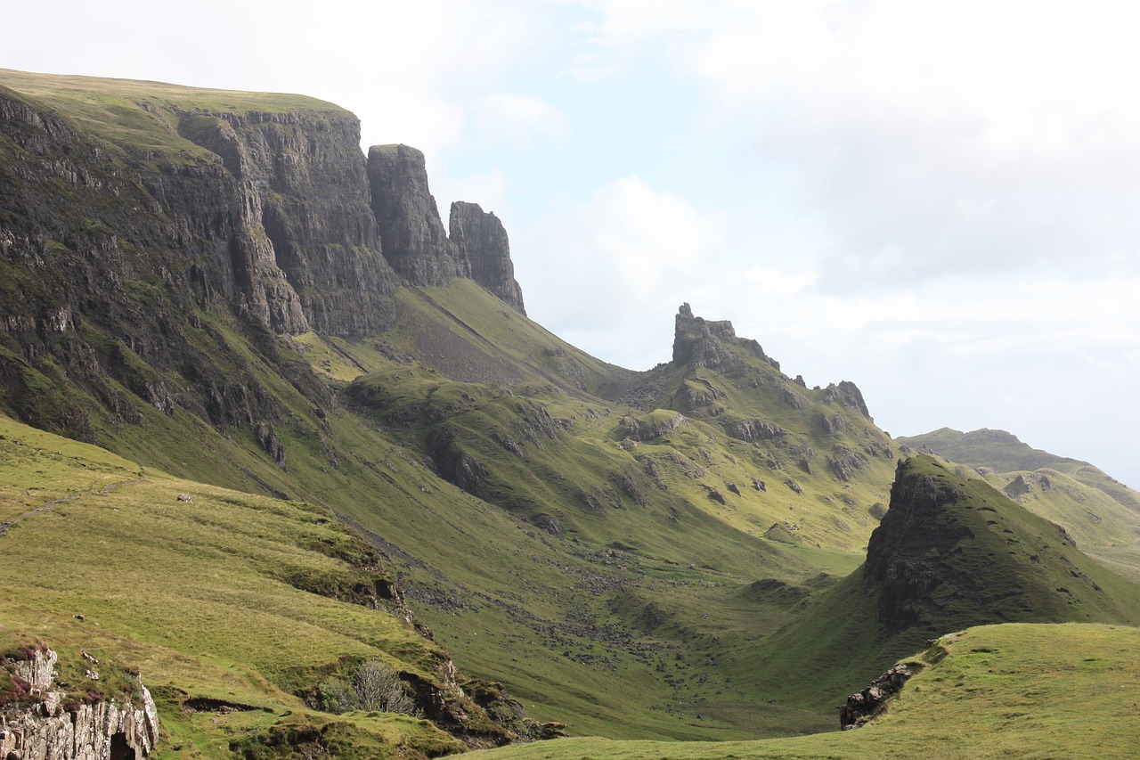 scotland  isle of skye  quiraing free photo